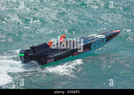 Bateau à moteur Banque D'Images