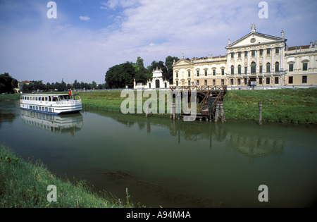 Bateau Burchiello Riviera del Brenta Veneto Italie Banque D'Images