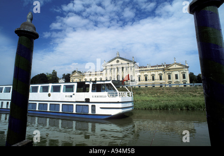 Bateau Burchiello Riviera del Brenta Veneto Italie Banque D'Images