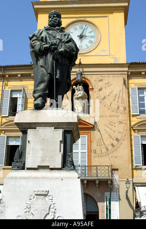 Piazza Garibaldi à Parma Italie Banque D'Images