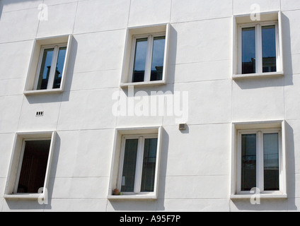 Apartment Building facade, close-up Banque D'Images