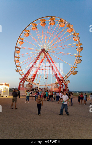 Grande roue manèges de carnaval Larimer Comté juste au Colorado Banque D'Images