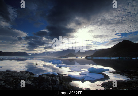Fjord Alexandra l'île Ellesmere, Canada Banque D'Images