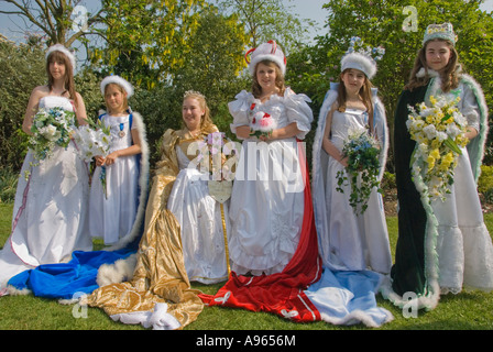 La reine peut 2007 Londres (assis) avec le 5 mai de la région de Queens Bromley Banque D'Images