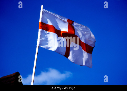 Drapeau Angleterre St Georges Banque D'Images