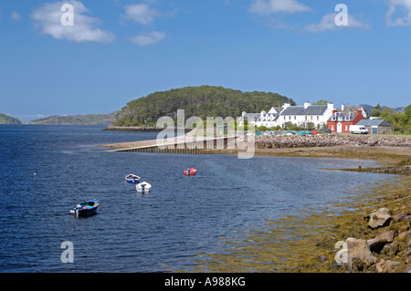 Shieldaig canton de pêche côtière en Wester Ross a été créé en 1800 Banque D'Images