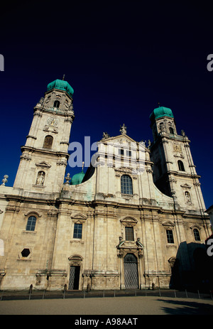 St Stephen's Cathedral, Der Passauer Stephansdom, Dom Domplatz, Vieille Ville, Die Altstadt, ville de Passau, Passau, Bavière, Allemagne, Europe Banque D'Images