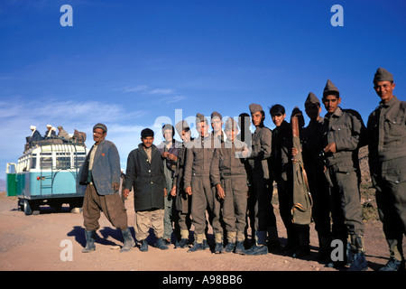 L'Afghanistan, dans l'autobus de Herat à Mazar i Sharif Banque D'Images