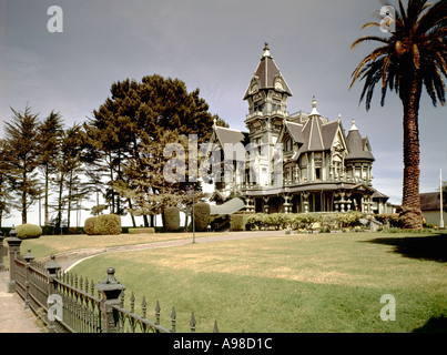 Carson House en Californie Eureka un exemple d'architecture victorienne Banque D'Images