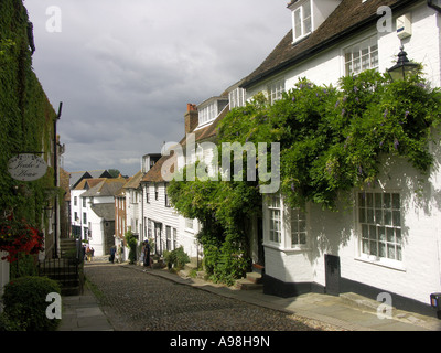 Mermaid Street à Rye, East Sussex, England, UK, Royaume-Uni, Grande Bretagne, Banque D'Images