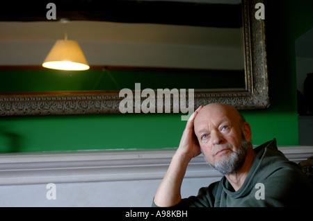 Photo par Jim Wileman 21032006 Michael Eavis illustré à la ferme digne Somerset près de Glastonbury Banque D'Images