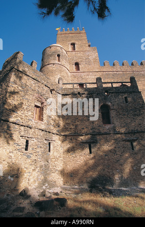 Le roi Fasilidas Châteaux Gondar en Ethiopie Banque D'Images