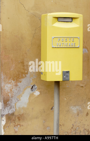 La Poste Vaticane Boîte aux lettres, Italie Banque D'Images