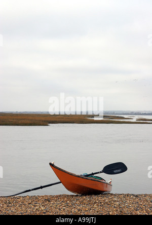 Kayak de mer sur la plage Banque D'Images