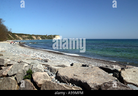 La baie au village de pêcheurs de Vitt près du cap Arkona Banque D'Images