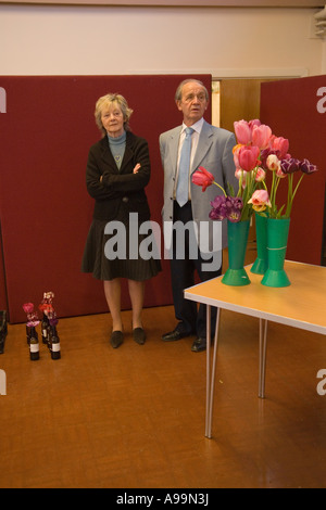 "Wakefield et Nord de l'Angleterre Tulip Society" salon annuel Normanton près de Wakefield Yorkshire Angleterre 2007 Banque D'Images