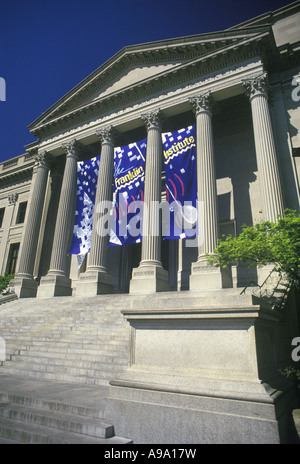 Étapes avant Franklin Institute de Philadelphie, en Pennsylvanie USA Banque D'Images