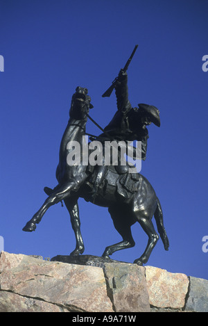 BUFFALO BILL - LA STATUE SCOUTE (©GERTRUDE VANDERBILT WHITNEY 1924) BUFFALO BILL CENTRE HISTORIQUE CODY WYOMING USA Banque D'Images