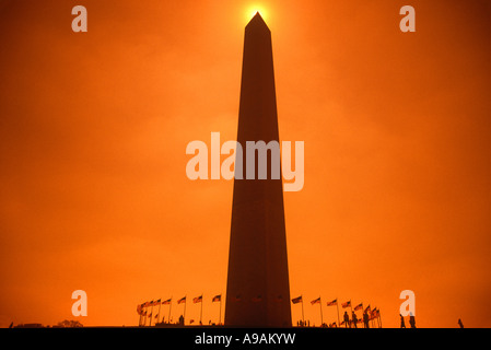 WASHINGTON MONUMENT WASHINGTON DC USA Banque D'Images