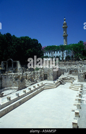 Bains Romains HAMMAT GADER RUINES GOLAN ISRAËL Banque D'Images