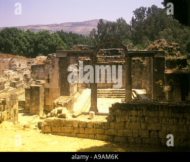 Bains Romains HAMMAT GADER RUINES GOLAN ISRAËL Banque D'Images