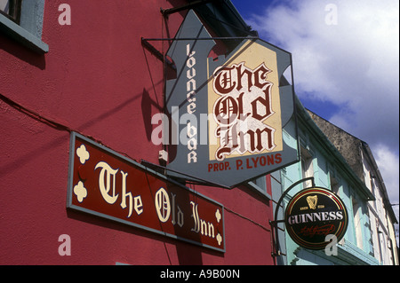 PUB BIÈRE IRLANDAISE GUINNESS KILKENNY COUNTY KILKENNY IRLANDE SIGNE Banque D'Images