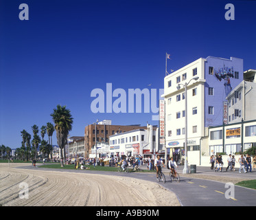PROMENADE DE VENICE BEACH VENICE LOS ANGELES CALIFORNIA USA Banque D'Images