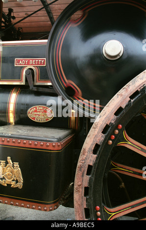 Fowler 8 hp engin showmans road type locomotive B5 de 1902 pesant 18 tonnes Banque D'Images