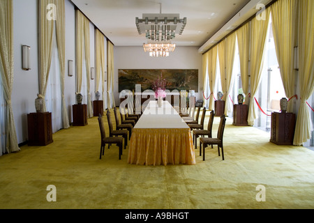 Salle de réunion à palais de la réunification Banque D'Images