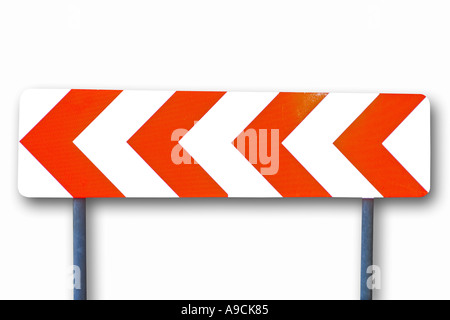 Road sign, close-up Banque D'Images