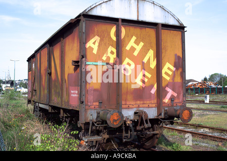 La mention de chemin de fer automobile Banque D'Images