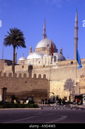 Muhammad Ali Mohammed Ali Pacha Mosquée d'albâtre du Caire Citadelle de Saladin République Arabe d'Egypte Afrique du Nord Moyen-orient Banque D'Images