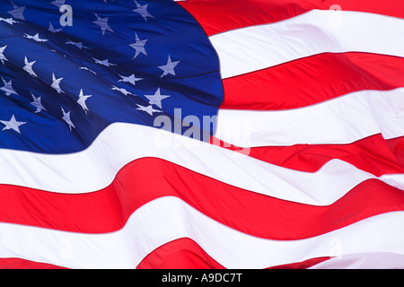 Drapeau américain stars and stripes United States of America USA North Banque D'Images
