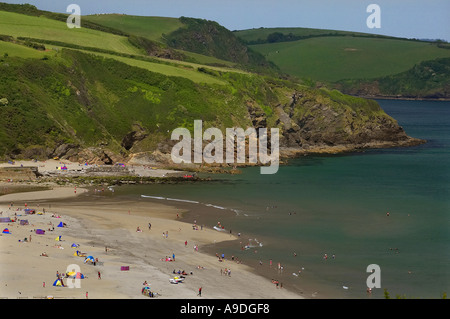 Pentewan Sands près de Mevagissey Cornwall UK Banque D'Images