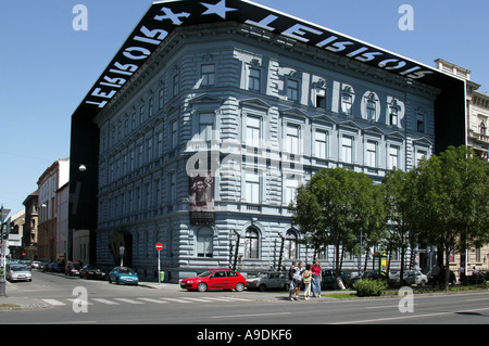 Maison de la terreur Budapest Hongrie Europe Banque D'Images