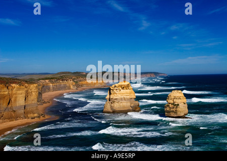 Côte australienne / les douze apôtres / Port Campbell National Park.Victoria en Australie. Banque D'Images
