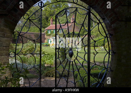 Hall Hoveton Jardin Araignée Norfolk Banque D'Images