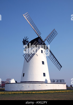 Lytham St Annes Moulin, Lancashire, UK Europe côte Fylde Banque D'Images