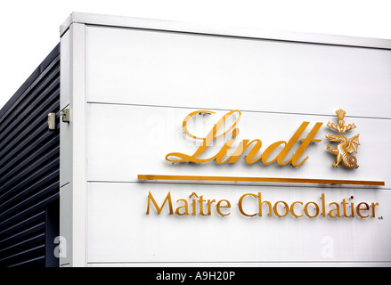 Usine de chocolat Lindt Pau France 2007 Banque D'Images