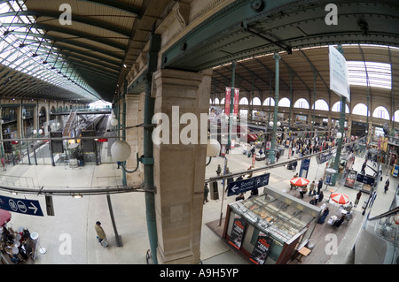 La France. Paris. La gare du Nord. Banque D'Images