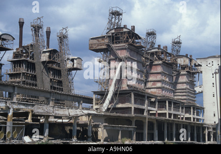 Roumanie Turda en usine à l'abandon Banque D'Images