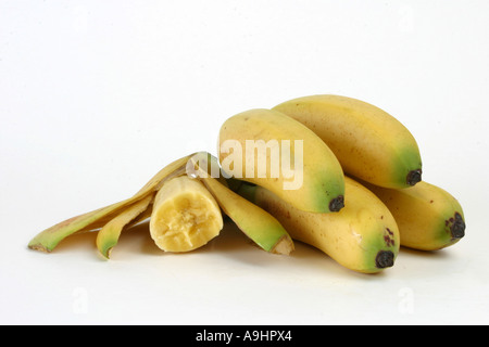 Banane (Musa cavendishii chinois), banane Banque D'Images