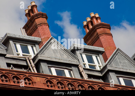 Les chambres du toit de l'hôtel Midland Manchester UK Banque D'Images