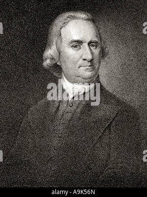 Samuel Adams, 1722 - 1803. Homme d'État américain et Père fondateur. Banque D'Images