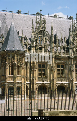 France Normandie Rouen Palais de Justice Banque D'Images