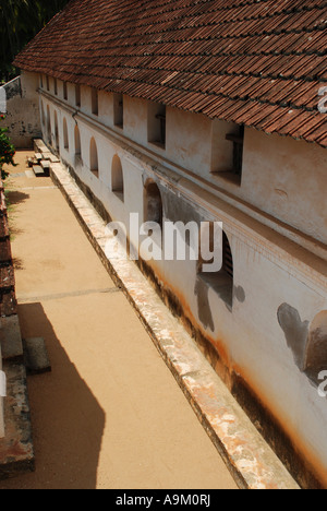 Uttupura Pdmanabhapuram veiw dit palais en bois thakkala ,keralam.. Banque D'Images