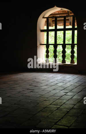 UttupuraWindowpa Pdmanabhapuram thakkala ,keralam palais en bois.. Banque D'Images