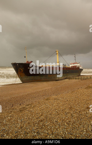 Maneve star ship s'échouer près de rye East Sussex Banque D'Images