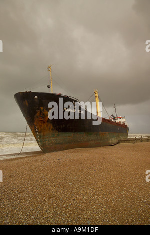 Maneve star ship s'échouer près de rye East Sussex Banque D'Images