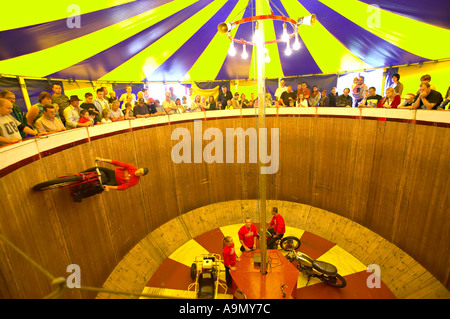 Mur de la mort de cirque Banque D'Images